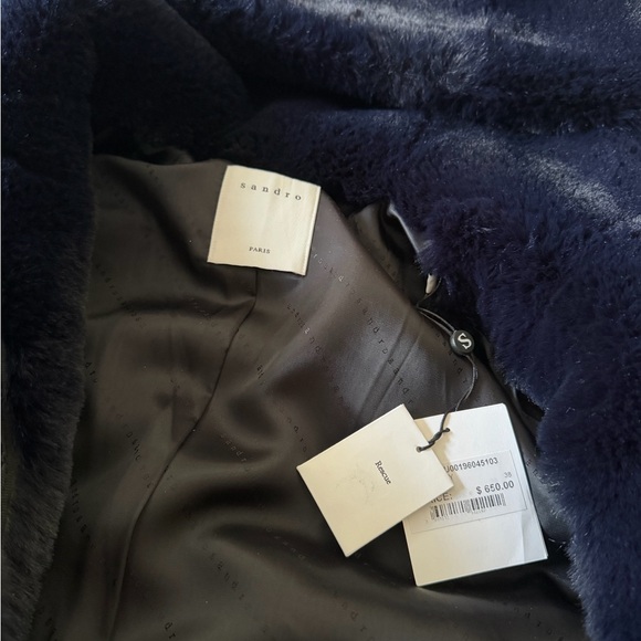 sandro fur coat - Picture 9 of 10